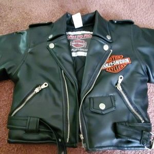 Kids harley Davidson's leather jacket